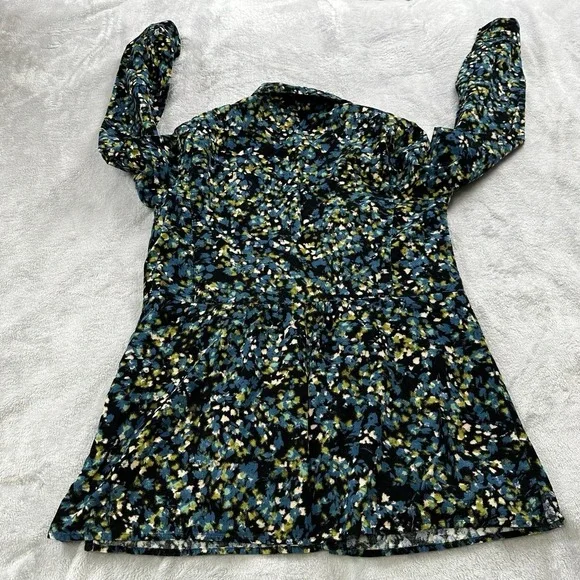 J. Jill Corduroy Button Up Long Sleeve Shirt No size Tag ? Medium Petite READ - Picture 4 of 13